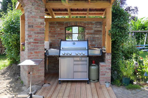 Propane Grill Assembly in San Angelo